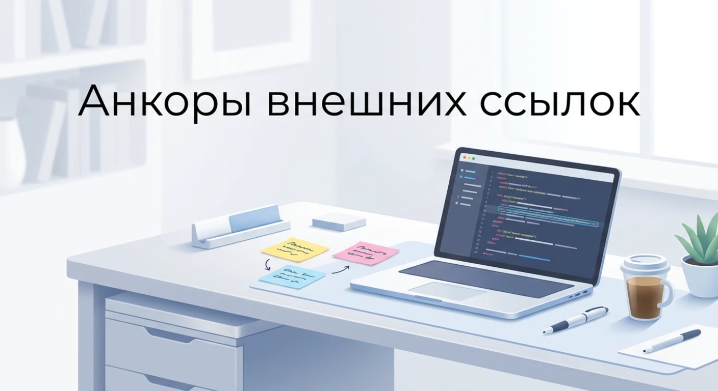 Текст внешней ссылки на страницу сайта