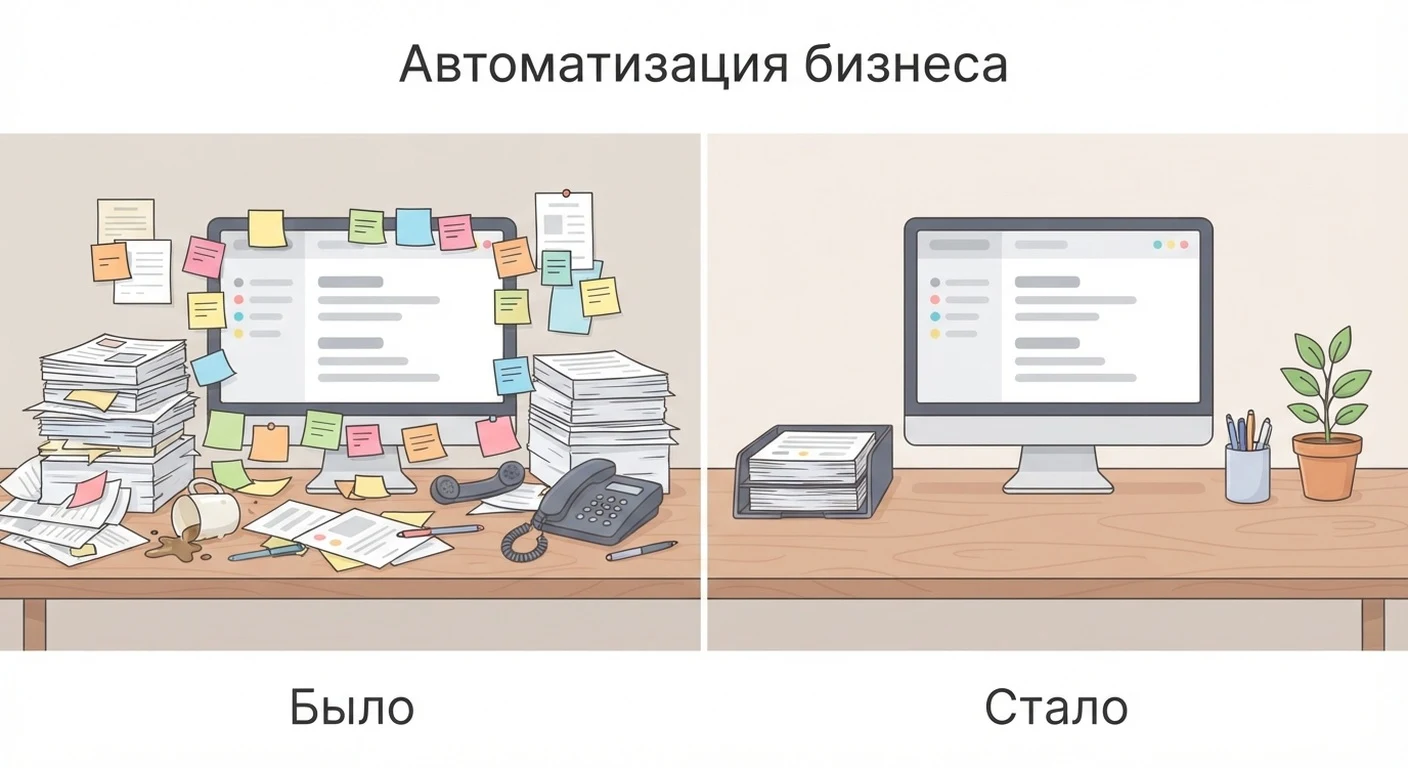 Автоматизация начинается не с программы, а с описанного процесса