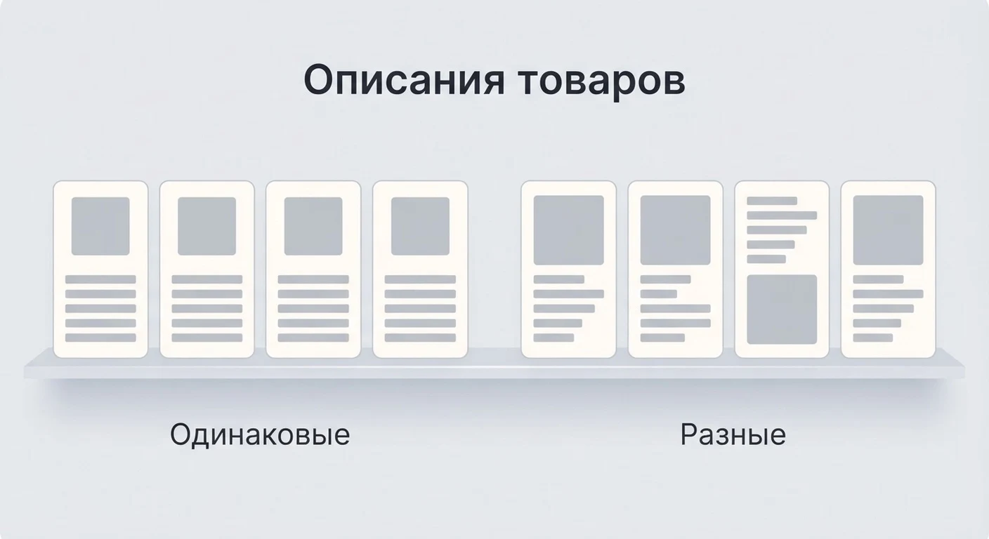 Карточки под копирку и карточки, у каждой из которых свой текст