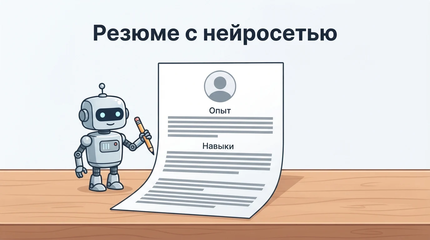 Нейросеть помогает оформить резюме, но факты даёте вы